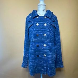 Hurley Fleece Lined Jacket With Removable Hood